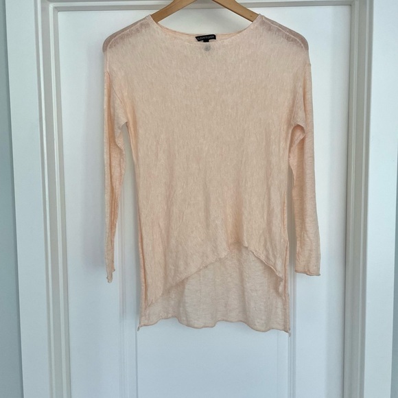 Eileen Fisher Merino Wool Blend Semi Sheer Sweater XS - Picture 2 of 7